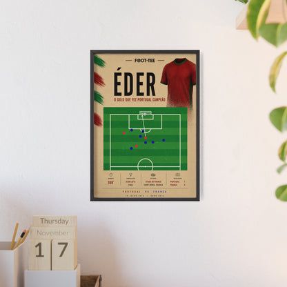 O Golo que fez Portugal Campeão - Moldura