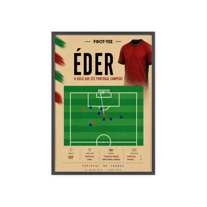 O Golo que fez Portugal Campeão - Moldura