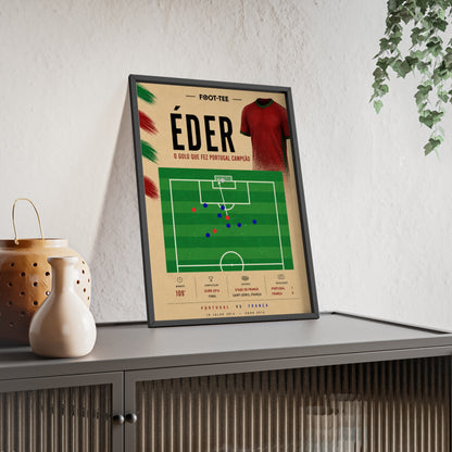 O Golo que fez Portugal Campeão - Moldura