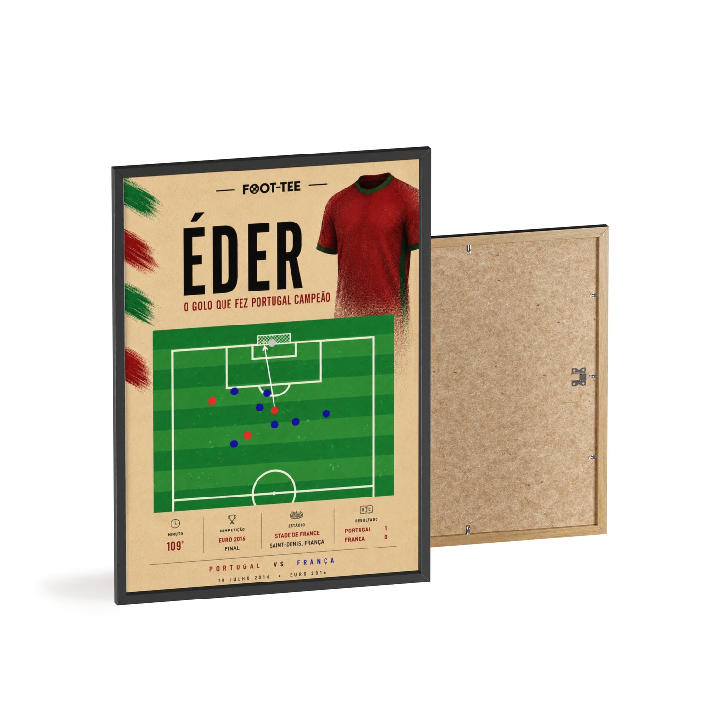 O Golo que fez Portugal Campeão - Moldura